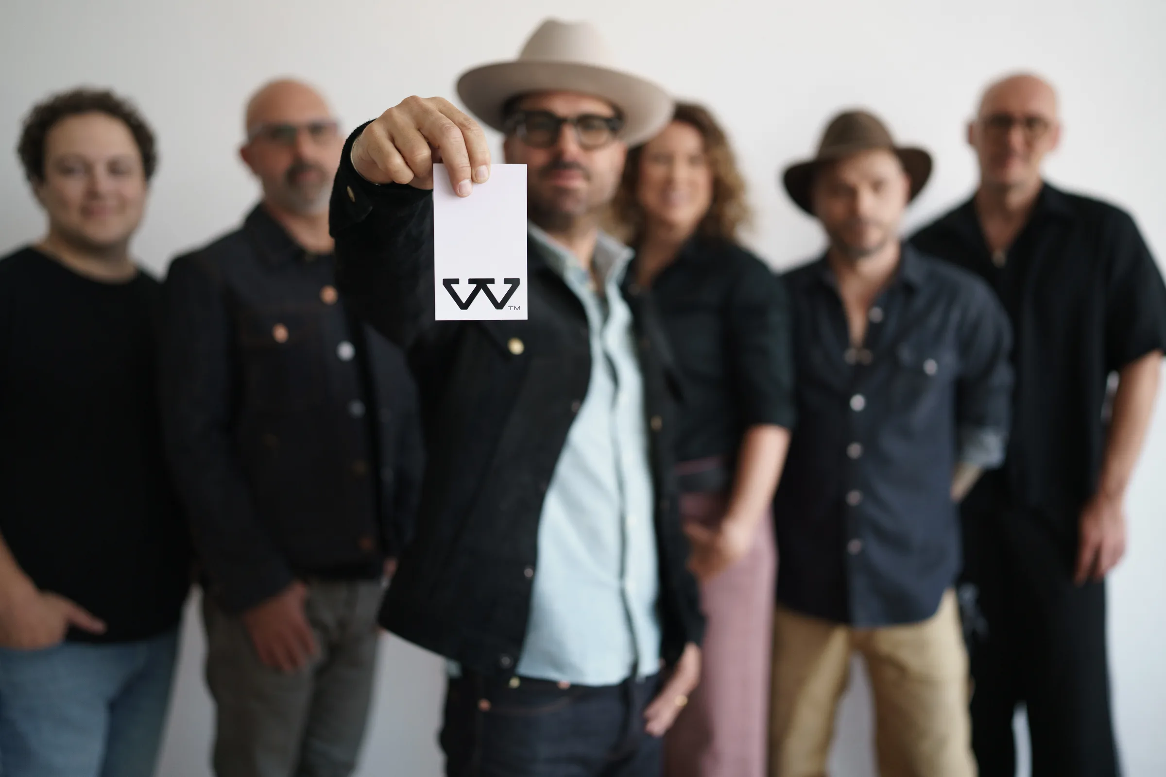 The WTRLSS team holding the W mark